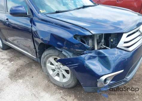 2012 Toyota Highlander Se V6 из США, поврежденный, VIN 5TDBK3EH6CS163157